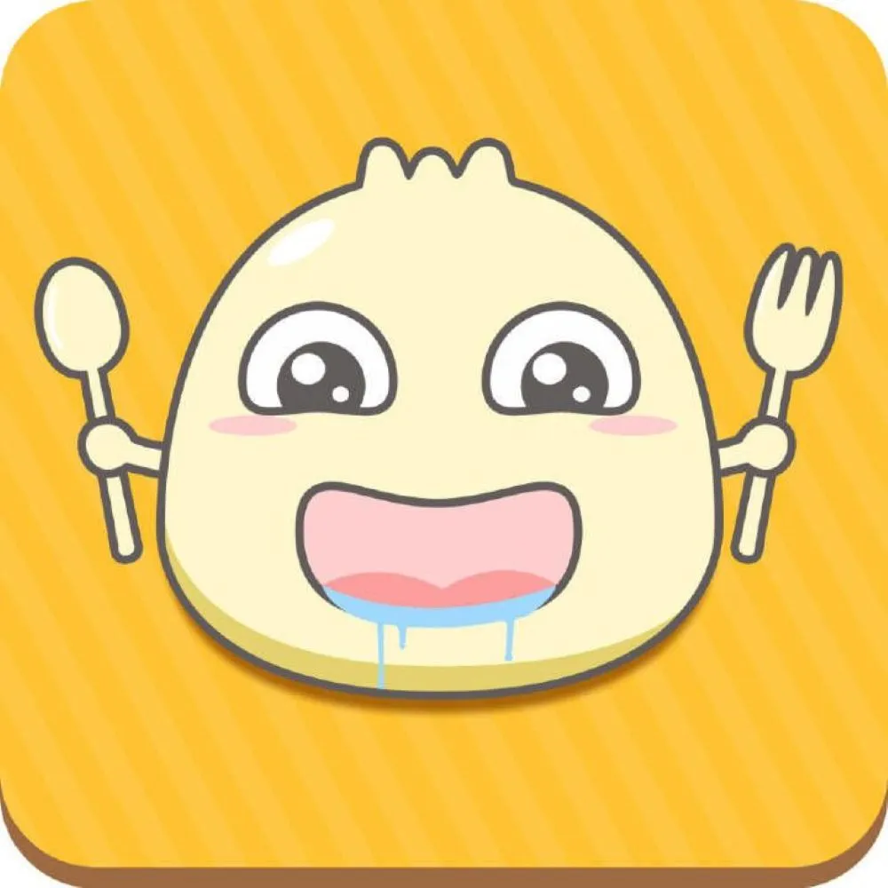 糖尿病患者が漢方薬で食欲が爆発！ヨダレを垂らして大口を開ける漫画イラスト