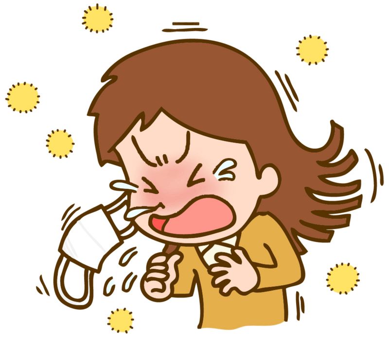 くしゃみが多い原因は、肺に痰・水が溜まっているからです（漢方薬・鍼灸症例も多数添付）