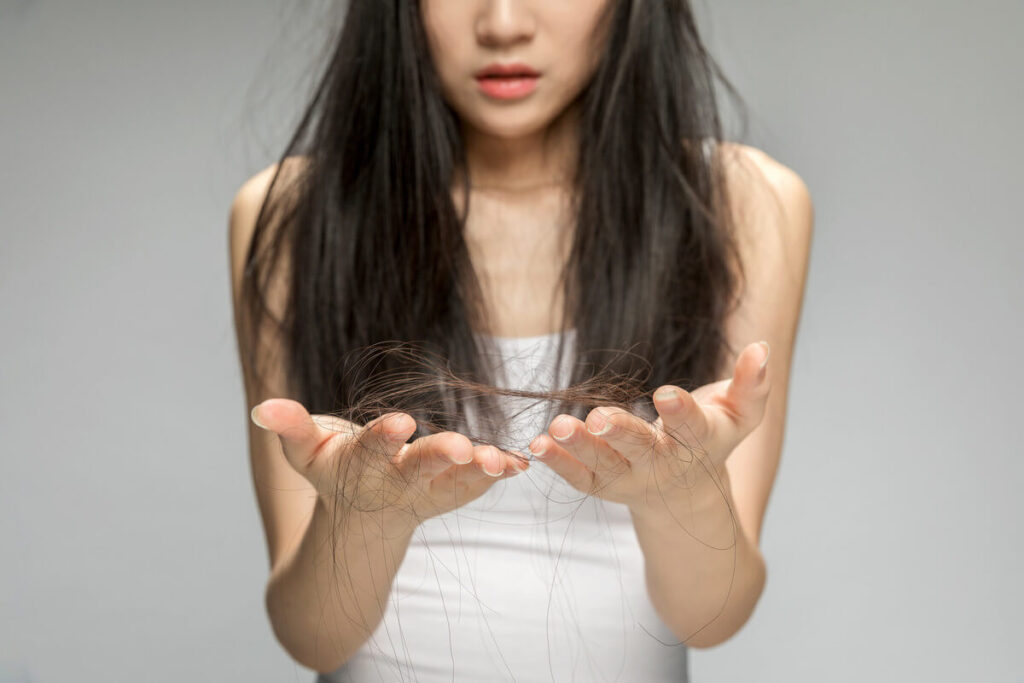 髪の毛が抜けるのが改善した