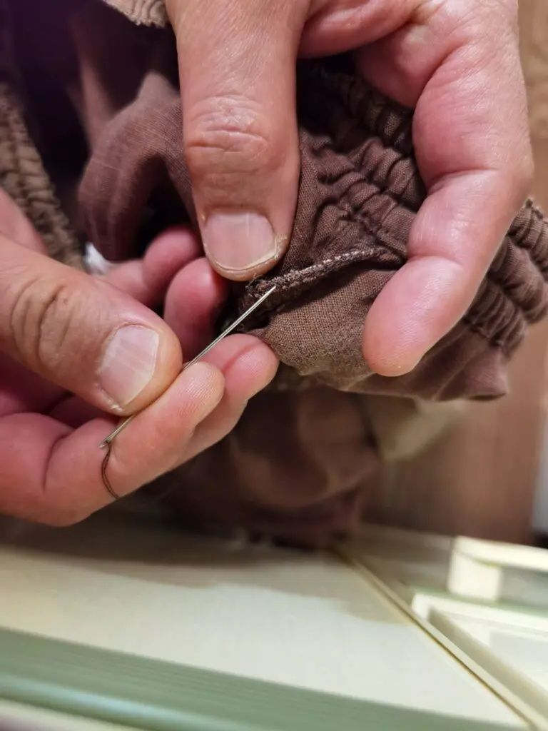 懐かしい縫い物