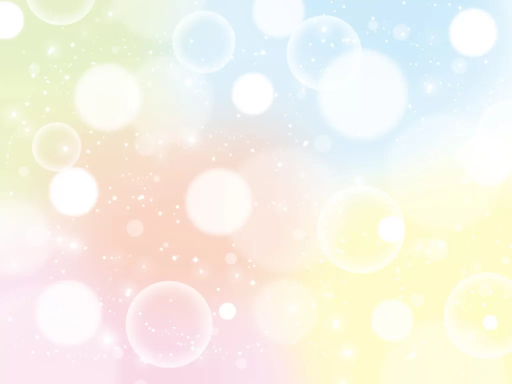 キラキラと輝くカラフルな背景イラスト（喜び・感動を表現）